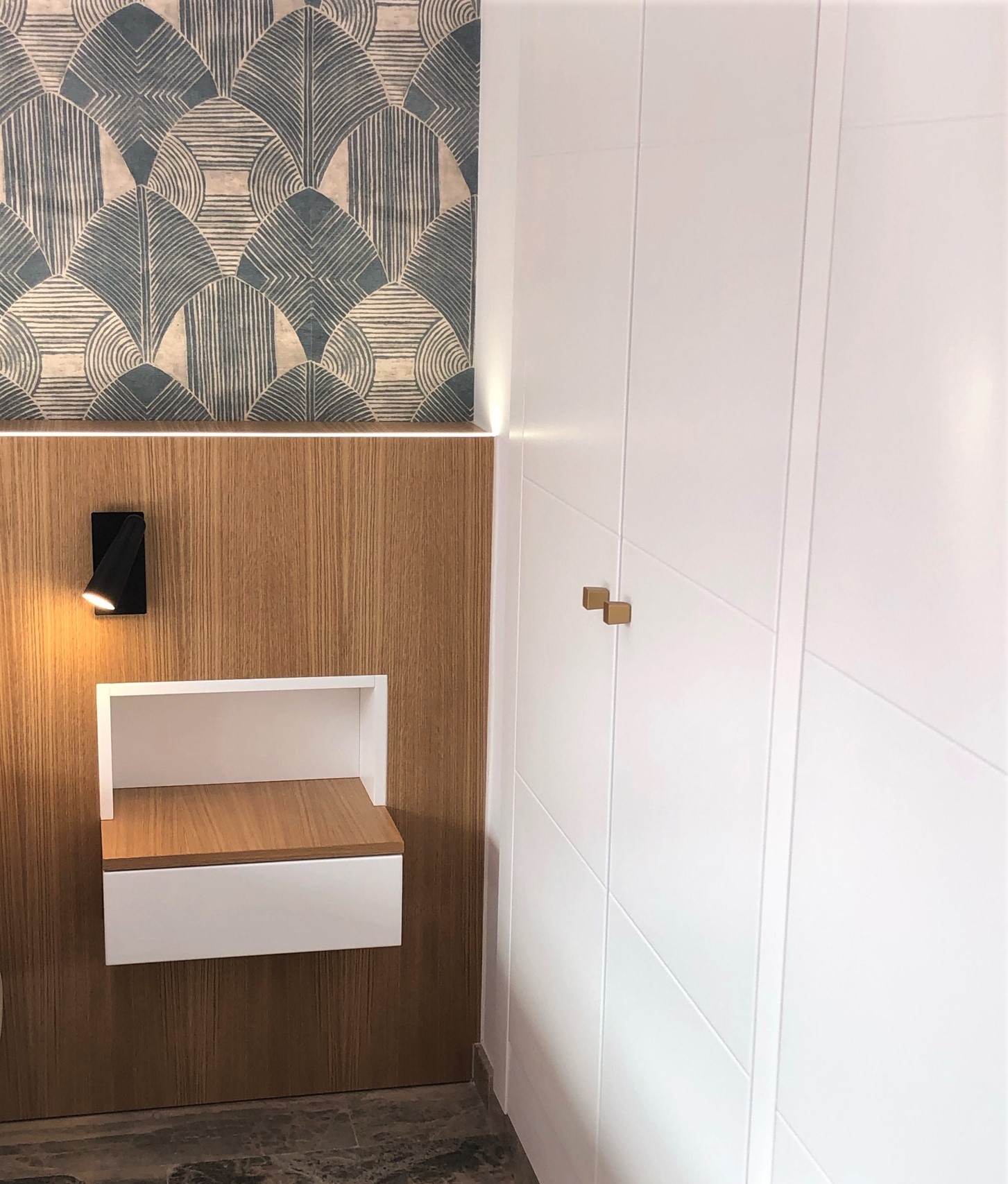 Baño cálido madera